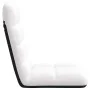 Silla de suelo plegable de tela blanca 71x51x62 cm de , Sillas de suelo - Ref: Foro24-4019743, Precio: 62,25 €, Descuento: %