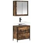 Set de muebles baño 2 pzas madera contrachapada roble ahumado von , Badezimmermöbel - Ref: Foro24-3328366, Preis: 121,29 €, R...