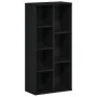 Estantería de madera de ingeniería roble negro 50x25x104 cm de , Librerías y estanterías - Ref: Foro24-862470, Precio: 64,36 ...