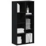 Estantería de madera de ingeniería roble negro 50x25x104 cm de , Librerías y estanterías - Ref: Foro24-862470, Precio: 64,36 ...