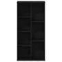 Estantería de madera de ingeniería roble negro 50x25x104 cm de , Librerías y estanterías - Ref: Foro24-862470, Precio: 64,36 ...