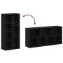 Estantería de madera de ingeniería roble negro 50x25x104 cm de , Librerías y estanterías - Ref: Foro24-862470, Precio: 64,36 ...