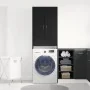Mueble para lavadora roble negro 64x25,5x190 cm de , Accesorios para lavadoras y secadoras - Ref: Foro24-862064, Precio: 102,...