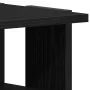 Zapatero de madera de roble negro 25x27x102 cm by , Shoe racks and shoe organizers - Ref: Foro24-862066, Price: 50,20 €, Disc...