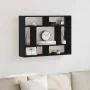 Estante de pared roble negro 75x16x55 cm madera de ingeniería by , Shelves and shelves - Ref: Foro24-862047, Price: 41,02 €, ...