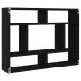 Estante de pared roble negro 75x16x55 cm madera de ingeniería by , Shelves and shelves - Ref: Foro24-862047, Price: 41,02 €, ...