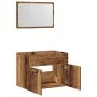 Juego de muebles de baño 2 piezas madera ingeniería envejecida von , Badezimmermöbel - Ref: Foro24-862039, Preis: 64,59 €, Ra...