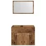 Juego de muebles de baño 2 piezas madera ingeniería envejecida von , Badezimmermöbel - Ref: Foro24-862039, Preis: 64,59 €, Ra...