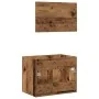 Juego de muebles de baño 2 piezas madera ingeniería envejecida von , Badezimmermöbel - Ref: Foro24-862039, Preis: 64,59 €, Ra...