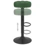 Taburetes de cocina 2 unidades terciopelo verde oscuro de , Taburetes de cocina - Ref: Foro24-332998, Precio: 102,32 €, Descu...