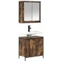 Set de muebles baño 2 pzas madera contrachapada roble ahumado von , Badezimmermöbel - Ref: Foro24-3328391, Preis: 113,95 €, R...