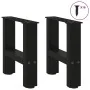 Patas de mesa de centro negro 2uds acero 30x(30-31) cm by , Table legs - Ref: Foro24-4013252, Price: 48,16 €, Discount: %