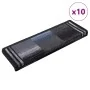 Alfombrilla escalera autoadhesivas 10uds negro y gris 65x21x4cm von , Treppenmatten - Ref: Foro24-149843, Preis: 57,10 €, Rab...