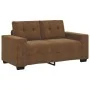 Conjunto de sofá de 2 piezas con cojines de cuero sintético marrón by , Sofas - Ref: Foro24-3324719, Price: 506,61 €, Discoun...
