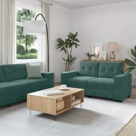 Conjunto de Sofá de 2 Piezas con Cojines en Terciopelo Verde Oscuro by , Sofas - Ref: Foro24-3324723, Price: 464,43 €, Discou...