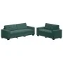 Conjunto de Sofá de 2 Piezas con Cojines en Terciopelo Verde Oscuro by , Sofas - Ref: Foro24-3324723, Price: 464,43 €, Discou...