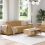 Conjunto de Sofá de 2 Piezas con Cojines de Terciopelo Marrón by , Sofas - Ref: Foro24-3324728, Price: 464,43 €, Discount: %