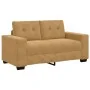 Conjunto de Sofá de 2 Piezas con Cojines de Terciopelo Marrón by , Sofas - Ref: Foro24-3324728, Price: 464,43 €, Discount: %