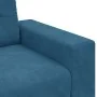 Juego de Sofá de 2 Piezas con Cojines de Terciopelo Azul by , Sofas - Ref: Foro24-3324730, Price: 464,43 €, Discount: %