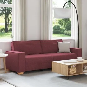 Sofá de 3 plazas Rojo Vino 180 cm Tela by , Sofas - Ref: Foro24-4104993, Price: 262,00 €, Discount: %