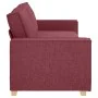 Sofá de 3 plazas Rojo Vino 180 cm Tela by , Sofas - Ref: Foro24-4104993, Price: 262,00 €, Discount: %