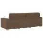 Sofá de 3 plazas Marrón 180 cm Tela by , Sofas - Ref: Foro24-4104994, Price: 262,00 €, Discount: %