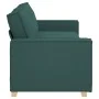 Sofá de 3 plazas Verde Oscuro 180 cm de Tela by , Sofas - Ref: Foro24-4104995, Price: 262,00 €, Discount: %