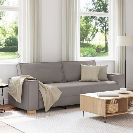 Sofá de 3 plazas Taupe 180 cm Tela by , Sofas - Ref: Foro24-4104996, Price: 262,00 €, Discount: %