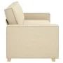 Sofá de 3 plazas Crema de 180 cm en tela von , Sofas - Ref: Foro24-4104997, Preis: 262,00 €, Rabatt: %