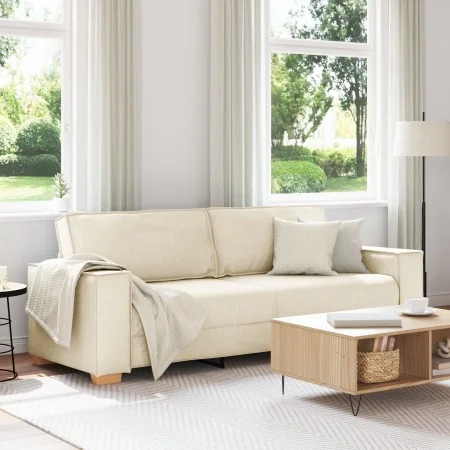 Sofá de 3 plazas de lino 180 cm de , Sofás - Ref: Foro24-4104999, Precio: 286,10 €, Descuento: %