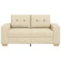 Sofá Loveseat Crema 120 cm Tela by , Sofas - Ref: Foro24-4105075, Price: 214,07 €, Discount: %