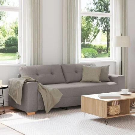Sofá Taupe Tela, Madera Mediano Resistente Sofá Taupe by , Sofas - Ref: Foro24-4105094, Price: 261,44 €, Discount: %