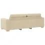 Sofá de 3 plazas Crema de 180 cm en tela by , Sofas - Ref: Foro24-4105095, Price: 261,44 €, Discount: %