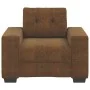 Sillón Marrón de 59 cm en Cuero Sintético by , Sofas - Ref: Foro24-4105108, Price: 168,21 €, Discount: %