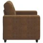Sillón Marrón de 59 cm en Cuero Sintético by , Sofas - Ref: Foro24-4105108, Price: 168,21 €, Discount: %