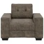 Sillón Gris Oscuro de 59 cm en Piel Sintética de , Sofás - Ref: Foro24-4105109, Precio: 168,18 €, Descuento: %