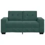 Sofá Loveseat Verde Oscuro 120 cm de Terciopelo by , Sofas - Ref: Foro24-4105112, Price: 210,76 €, Discount: %