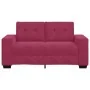 Sofá Loveseat Rojo Vino 120 cm de Terciopelo by , Sofas - Ref: Foro24-4105114, Price: 210,76 €, Discount: %