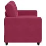 Sofá Loveseat Rojo Vino 120 cm de Terciopelo by , Sofas - Ref: Foro24-4105114, Price: 210,76 €, Discount: %