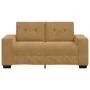 Sofá Loveseat Marrón de Terciopelo de 120 cm de by , Sofas - Ref: Foro24-4105117, Price: 210,76 €, Discount: %