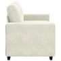 Sofá Loveseat Crema 120 cm de Terciopelo by , Sofas - Ref: Foro24-4105118, Price: 213,34 €, Discount: %