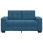 Sofá Loveseat Azul 120 cm de Terciopelo by , Sofas - Ref: Foro24-4105119, Price: 210,76 €, Discount: %