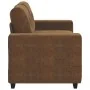 Sofá Loveseat Marrón 120 cm de Piel Sintética by , Sofas - Ref: Foro24-4105120, Price: 229,33 €, Discount: %