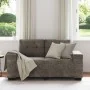 Sofá Loveseat Gris Oscuro de 120 cm en Cuero Sintético by , Sofas - Ref: Foro24-4105121, Price: 229,33 €, Discount: %