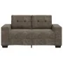 Sofá Loveseat Gris Oscuro de 120 cm en Cuero Sintético by , Sofas - Ref: Foro24-4105121, Price: 229,33 €, Discount: %