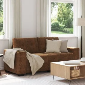 Sofá Loveseat Marrón 140 cm de Cuero Sintético de , Sofás - Ref: Foro24-4105132, Precio: 239,24 €, Descuento: %