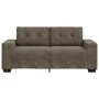 Sofá Loveseat Gris Oscuro de 140 cm en Cuero Sintético by , Sofas - Ref: Foro24-4105133, Price: 239,24 €, Discount: %