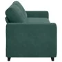Sofá de 3 plazas Verde Oscuro 180 cm Terciopelo by , Sofas - Ref: Foro24-4105136, Price: 256,87 €, Discount: %