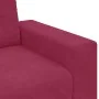 Sofá de 3 plazas Rojo Vino 180 cm de Terciopelo by , Sofas - Ref: Foro24-4105138, Price: 256,91 €, Discount: %