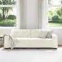 Sofá de 3 plazas en crema de 180 cm de terciopelo de , Sofás - Ref: Foro24-4105142, Precio: 260,16 €, Descuento: %